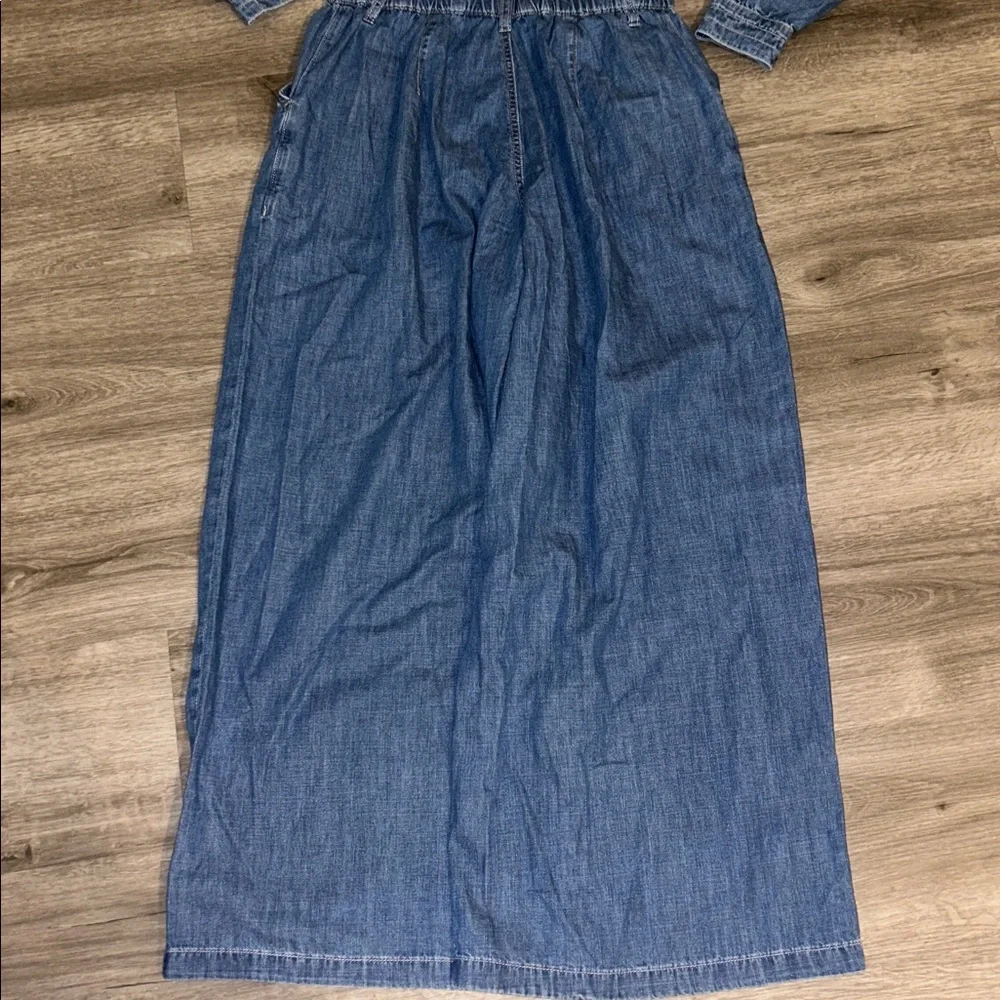 Free people we the free Clara Denim Jumpsuit